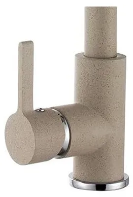Immagine prodotto di Elleci Miscelatore Monocomando Cucina con Doccetta Estraibile Ebro MGKC0251 Granitek Avena