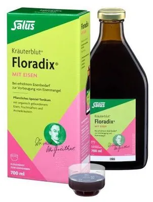 Zdjęcie produktu dla Floradix z roztworem żelaza, roztwór 700 ml