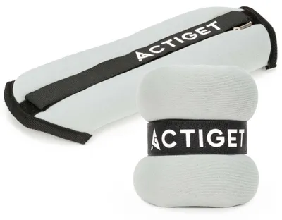Produktbild von ACTIGET Hand- und Fußgewichte 2x0,5 kg für Fitness-Training, grau