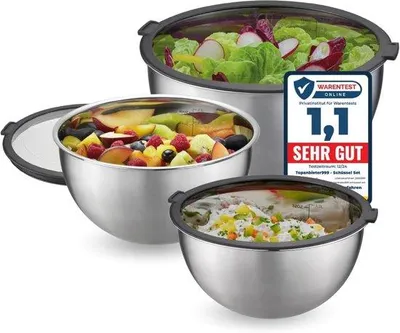 Produktbild von Kochhelfer-Set, 6-teilig - Edelstahl - platzsparend - spülmaschinenfest