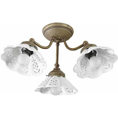 Zdjęcie produktu dla NAPOLI lampa sufitowa E14, 3x40W, 230V, klosz ceramiczny, brązowy