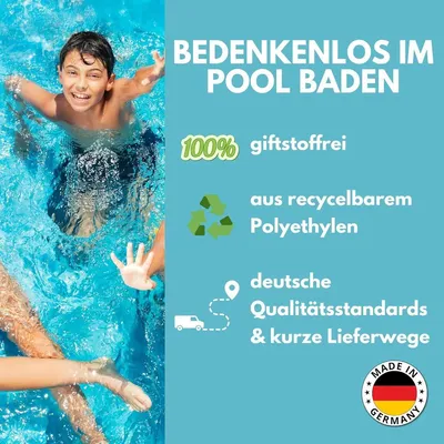 Produktbild von 12 Meter Kalitec Poolschlauch 38mm, schwarz I Schwimmbadschlauch 38 mm I Schlauch Pool I Schlauch für Poolpumpe I flexibler Pumpenschlauch I  Germany I Formstabil I Trittfest