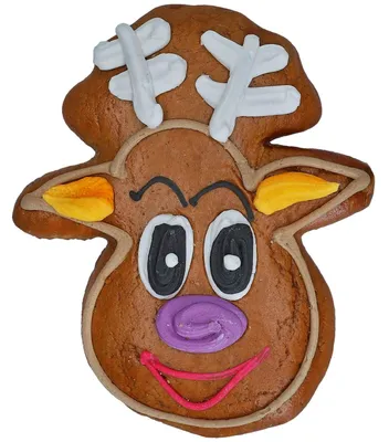 Produktbild von Süßer König Lebkuchen Rentier-Kopf 45g