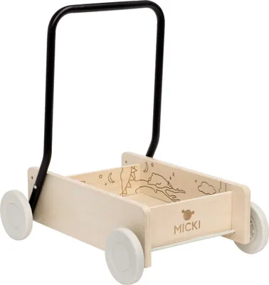 Image de Apprendre à marcher calèche en bois premium