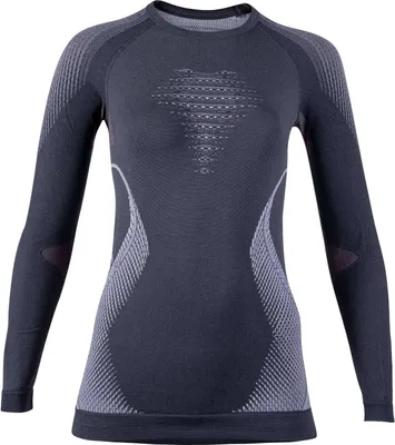 Produktbild von UYN Evolutyon langarm Funktionshirt Damen charcoal/white/light grey L/XL