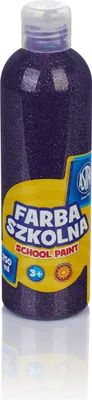 Produktbild von Tempera Plakatfarbe mit Glitter Astra 250ml - Lila, 301217042