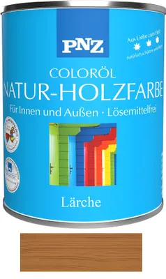 Produktbild von PNZ Natur-Holzfarbe Coloröl, Gebinde: 0.75L, Farbe: Lärche