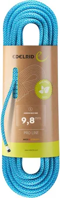 Edelrid Heron Eco Dry Kletterseil; 9;8 mm; in Blau; mit umweltfreundlicher Beschichtung.