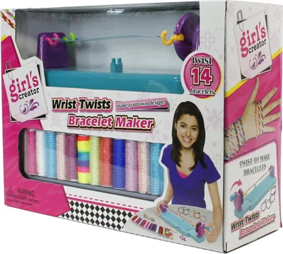 Produktbild von Kreativset Armbänder Knüpfen & Häkeln - DIY Schmuck Bastelset für Kinder - Bunt & Kreativ