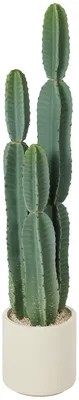 Obrázek produktu pro Umělý kaktus v květináči, výška 111 cm, zelený