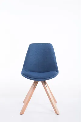 Produktbild von Besucherstuhl HLO-CP8 Stoff Natura Square  blau