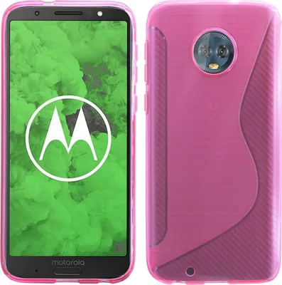 Produktbild von Motorola Moto G6 Plus Handy Silikon Schutzhülle Cover Case Pink