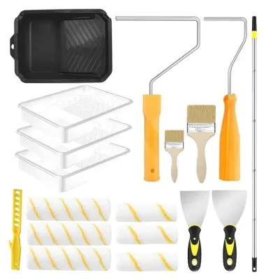 Produktbild von Rollenbürsten-Set mit Teleskopstiel