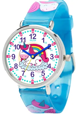 Produktbild von Kiddus Lernuhr Kinder, Analoge Armbanduhr ab 5 Jahren, Jungen Mädchen