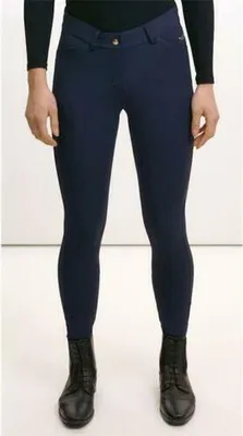Produktbild von Euro-Star Damen Reithose ESArista Fashion Full Grip navy mit Svarowski Diamanten, Größe:36