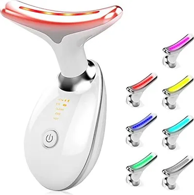 Produktbild von Elektrisches Massagegerät, rot Lichttherapiegesicht, fester Faltenentfernungsgerät, EMS gegen Falten, Anziehung, Schrumpfen, Anti-Aging-Gesichtsmassag