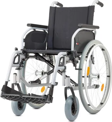 Produktbild von Rollstuhl S-ECO 300,SB46,PU,Duo-Armlehnen,TB,silber,