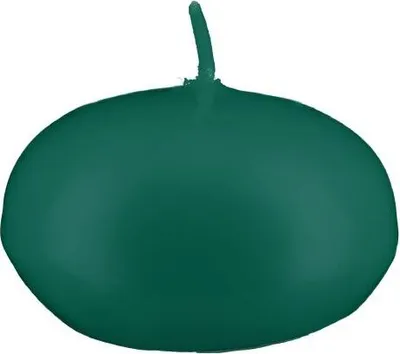 Produktbild von Schwimmkerzen Dunkelgrün Ø 60 x 24 mm, 20 Stück