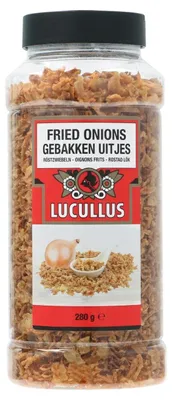 Produktbild von Lucullus Knapperige Gefrituurte Zwiebeln, 280 g – Knusprig & aromatisch