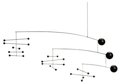 Produktbild von Flensted Mobiles Mobile Sinfonie in 3 Sätzen Schwarz