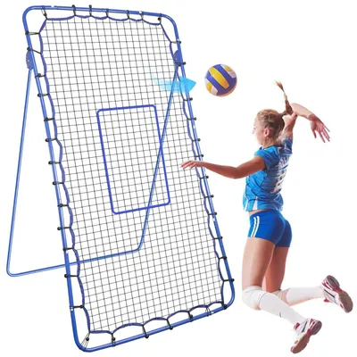 Produktbild von Verstellbares Volleyballnetz 100 x 100 m - Rebounder - Outdoor - Trainingsgerät