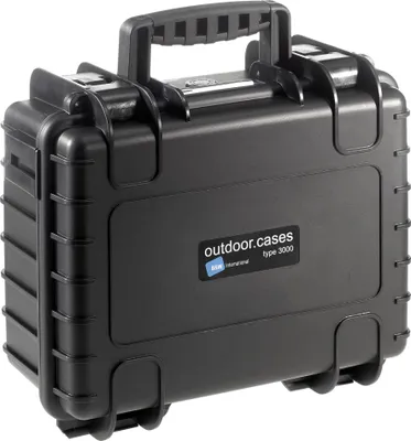 Productafbeelding van B&W Outdoor Case Type 3000, zwart, met compartimenten
