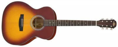 Produktbild von Aria Akustikgitarre Modell 201TS Auditorium Sunburst 20 Bünde 43mm Bundbreite