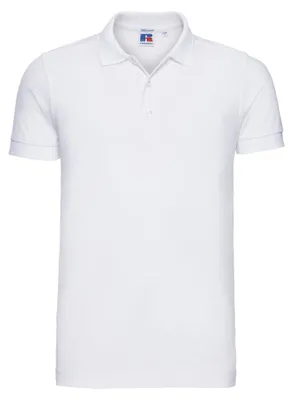 Produktbild von Russell Herren Stretch Polo-Shirt, Kurzarm FK703 (L) (Weiß)