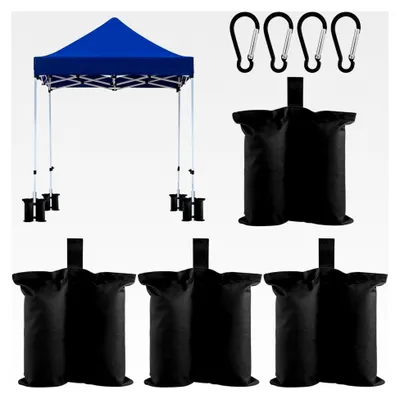 Produktbild von 4 Stück Pavillon Sandsäcke, Standfüße für Pavillons und Zelte, wasserdichtes 600D-Oxford-Gewebe, reißfest