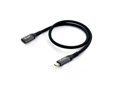 Obrázok produktu pre Predlžovací kábel USB 3.2 Gen 2 C-C, M/F, 1,0 m, 4K/60 Hz, 10 Gbit/s