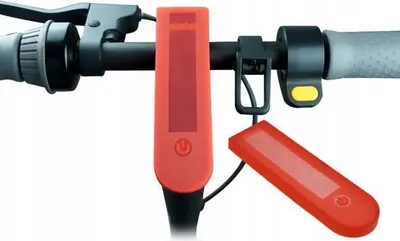 Produktbild von Silikonhülle (Case) für das Display für Ninebot Max G30 i Motus 10 E-Scooter - Farbe Rot