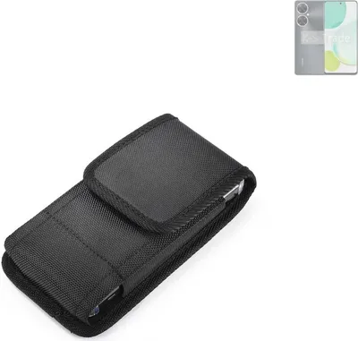 Produktbild von Holster Gürteltasche kompatibel mit Huawei Enjoy P60 Pro Holster Gürtel Tasche wasserabweisend Handy Hülle Schutz Hülle Outdoor schwarz K-S-Trade