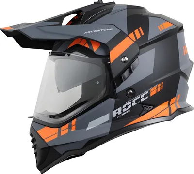 Produktbild von Rocc 500 Endurohelm, schwarz matt/grau/orange, L (59/60)