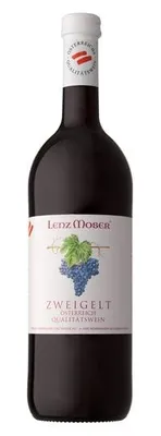 Obrázek produktu pro Lenz Moser Blauer Zweigelt červené víno suché jakostní víno 1000ml