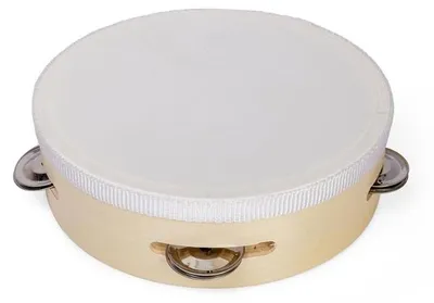Produktbild von BigJigs Holz Musikinstrument Tamburin für Kinder Musikspaß