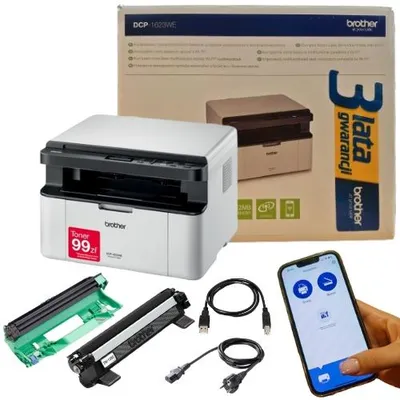 Produktbild von Laser-Monodrucker 20 S./Min WiFi Scanner Für Zuhause Brother Dcp-1623We