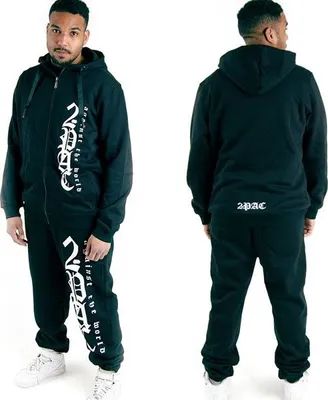 Image de Hommes 2-Pac Basic Logo Sweat Set Black Hooded Sweat Set Black, taille M