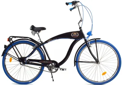 Zdjęcie produktu dla Rower Dallas Cruiser Men 28" 3spd GE - czarny z niebieskim