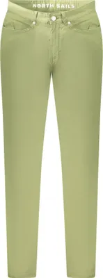 Produktbild von Herren Regular Fit Hose in Grün mit 5 Taschen und Logo-Detail