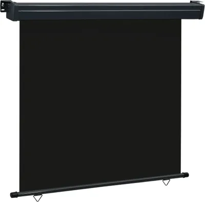 Produktbild von Balkon-Seitenmarkise 165x250 cm Schwarz