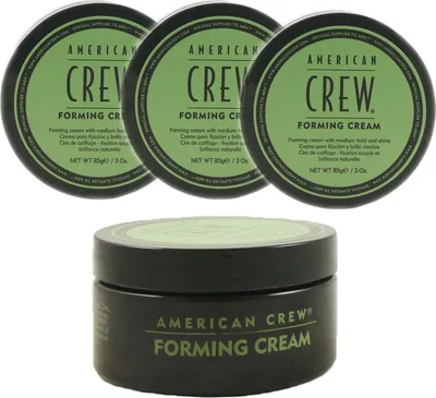 Produktbild von American Crew Classic Forming Cream 3 x 85 g Stylingcreme mittlerer Halt Set