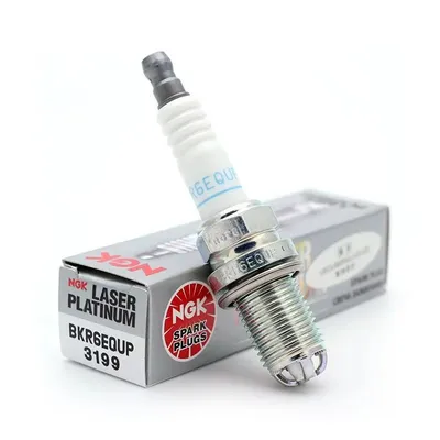 Produktbild von Świeca zapłonowa NGK BKR6EQUP V-Line platynowa świeca zapłonowa z tłumieniem zakłóceń, długość 19,0 mm gwint Ø 14,0 mm elektroda 4-masowa, 3199 / 6343 / 90852