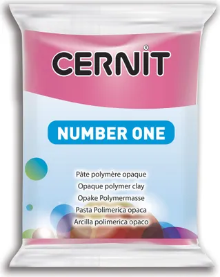 Produktbild von Cernit 6x Number One 56g, Himbeere - Himbeer CE0900056481C