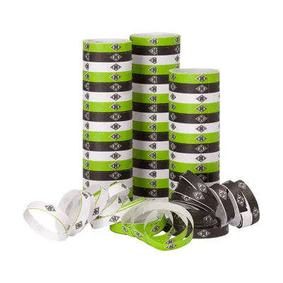 Produktbild von Borussia Mönchengladbach Luftschlangen 3er-Set schwarz/weiß/grün