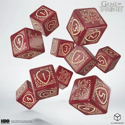 Zdjęcie produktu dla Kości Game of Thrones - Lannister (10 szt.)