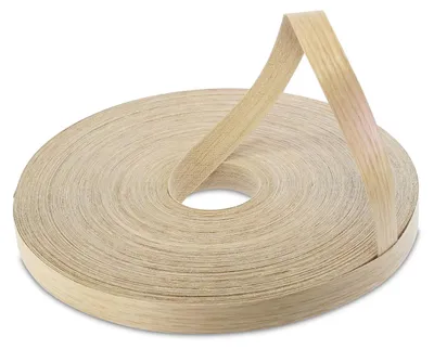 Eichen-Furnierkante 22 mm x 50 m, vorgeschliffen, mit Kleber