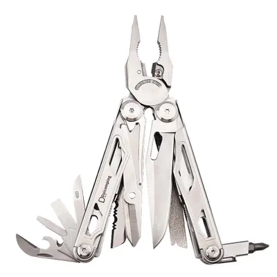 Produktbild von Daicamping DL30 Multitool 21-in-1 Edelstahl Zange mit Bits Sägeblättern und Etui