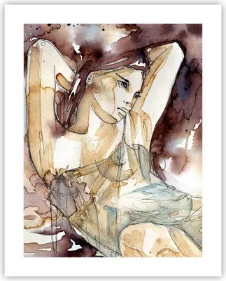 Produktbild von Poster - Poster ohne Rahmen - Frau Modell - 40x50 cm - Wand Bild - Wanddeko - Wandbilder - Kunstposter - Wandposter - Bilder - Kunstdruck - Wanddekoration - Wandbild - P2XPA40x50-3552