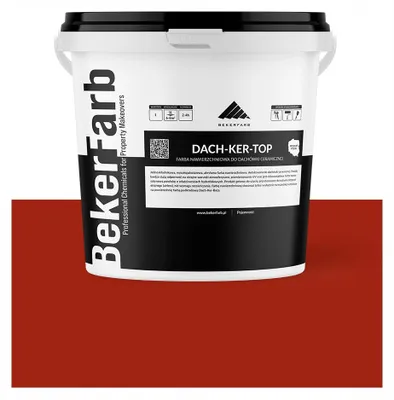 Produktbild von Dachbeschichtung für Tonziegel, Farbe: Bekerrot, 5 Liter