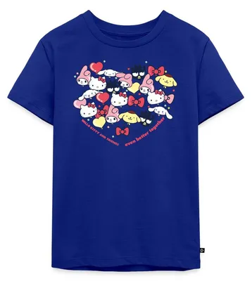 Produktbild von Spreadshirt Hello Kitty And Friends Ballons Kinder Premium T-Shirt, 134/140 (8 Jahre), Royalblau